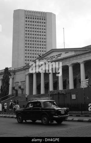 RBI Building Town Hall Asiatic Society State Central Library Mumbai Maharashtra India Asia Stock Photo