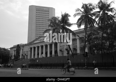 RBI Building Town Hall Asiatic Society State Central Library Mumbai Maharashtra India Asia June 2012 Stock Photo