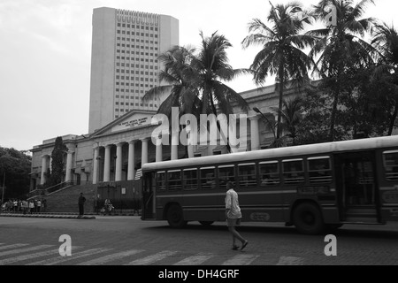 RBI Building Town Hall Asiatic Society State Central Library Mumbai Maharashtra India Asia June 2012 Stock Photo