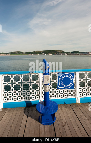 Llandudno Pier-North wales. Stock Photo