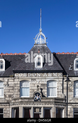 Gordon Arms hotel at Huntly in Aberdeenshire, Scotland. Stock Photo