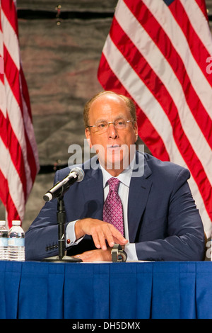 Laurence 'Larry' Fink, Chairman and CEO of BlackRock, Inc. Stock Photo