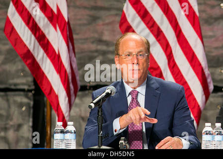 Laurence 'Larry' Fink, Chairman and CEO of BlackRock, Inc. Stock Photo