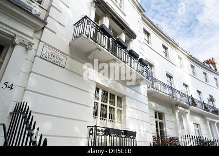 Egerton Crescent, Kensington and Chelsea, London, England, UK Stock Photo