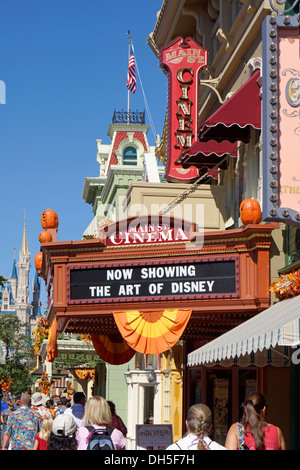 Main St. Cinema at the Magic Kingdom, Disney World Resort, Orlando Florida Stock Photo