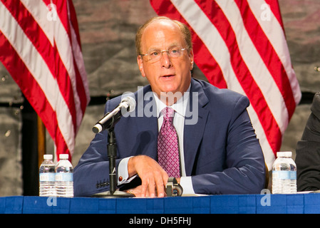 Laurence 'Larry' Fink, Chairman and CEO of BlackRock, Inc. Stock Photo