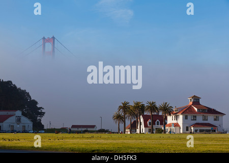 Gulf Farallones National Marine Sanctuary building on the Presidio - San Francisco, California USA Stock Photo