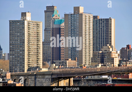 Social housing in Manhattan, New York, USA Stock Photo