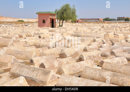 Old Jewish cemetery in Marrakech, Morocco, Africa Stock Photo