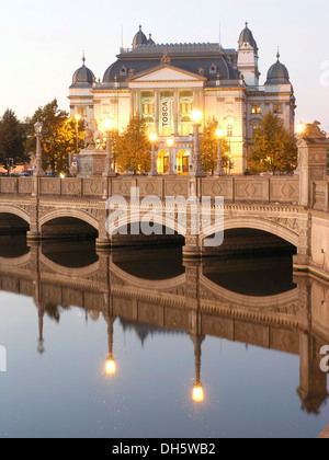 Mecklenburgisches Staatstheater Schwerin, state theatre, Schwerin, Mecklenburg-Western Pomerania, Germany Stock Photo