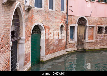 Back street scene in Venice Italy Stock Photo