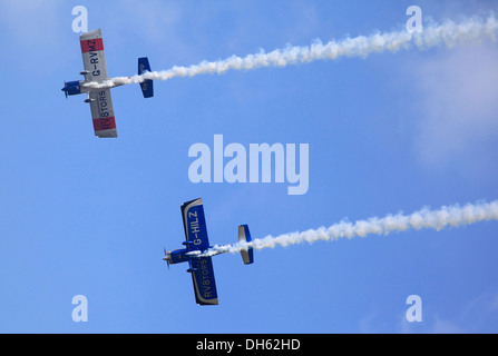 The RV8TORS aerobatic display team at RAF Cosford Airshow 2013, Shropshire, England, Europe Stock Photo