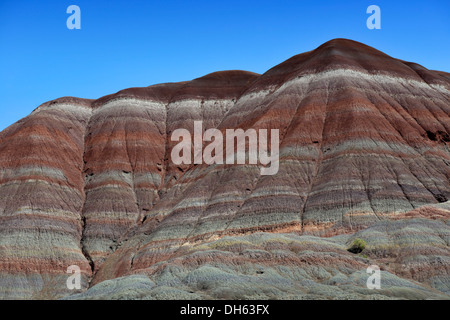 Old Paria, Pahreah Townsite, movie set, Painted Desert, Vermilion Cliffs, various rock strata of the Rimrocks, Grand Stock Photo