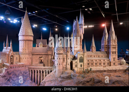 Interior scenes of Hogwarts castle Model room Harry Potter World Warner Bros Studio Tour Leavesden Watford London UK GB  Europe Stock Photo