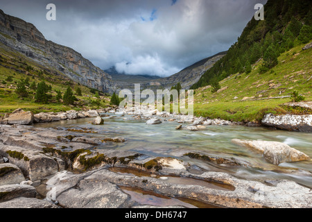 River Arazas in the Valle de Ordesa, Parque Nacional de Ordesa y Monte Perdido, Pyrenees, Huesca province, Aragon, Spain, Europe Stock Photo