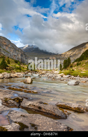 River Arazas in the Valle de Ordesa, Parque Nacional de Ordesa y Monte Perdido, Pyrenees, Huesca province, Aragon, Spain, Europe Stock Photo