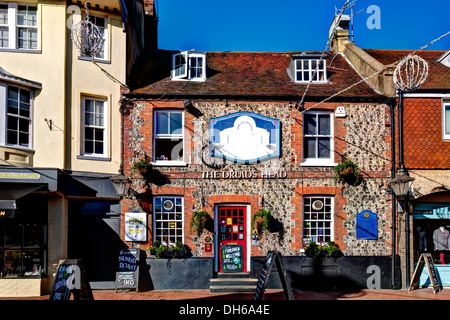 The Druids Head Public House, The Lanes, Brighton, Sussex, England Stock Photo