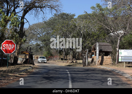 Numbi Entrance Gate Stock Photo