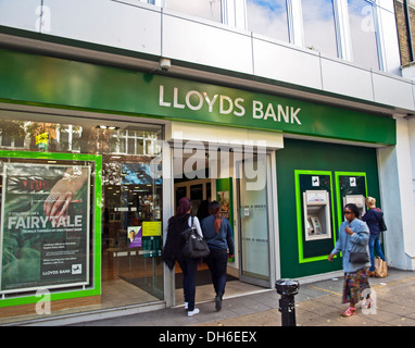 Lloyds Bank, Woolwich Town Centre, London, England, United Kingdom Stock Photo