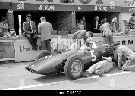 Dan Gurney In A BRM P48 At Reims, France 1960 Stock Photo - Alamy