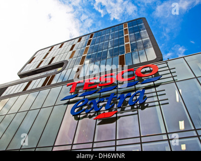 Tesco Extra Store, Woolwich, London, England, United Kingdom Stock Photo