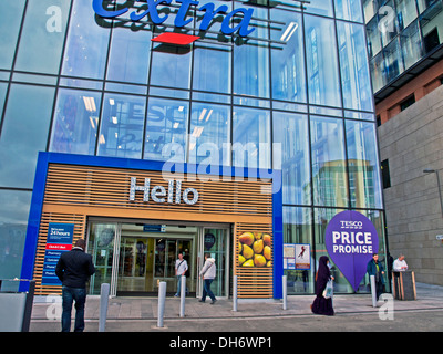 Tesco Extra Store, Woolwich, London, England, United Kingdom Stock Photo