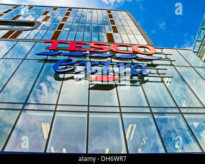 Tesco Extra Store, Woolwich, London, England, United Kingdom Stock Photo