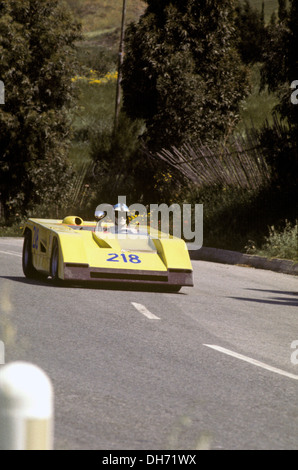 Ugo Locatelli-Paolo Gargano's AMS-Alfa in the Targa Florio, Sicily 1970. Stock Photo