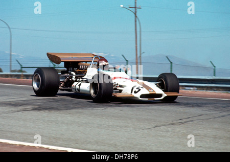 Jackie Oliver in a BRM  P153 in the Spanish Grand Prix, Jarama, Spain 19 April 1970. Stock Photo