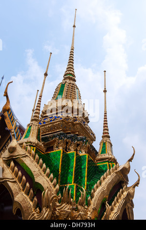 Tower in Wat Phra Keo, Bangkok Thailand Stock Photo