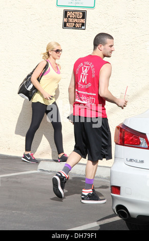 Mark Ballas Celebrities and their dance partners outside 'Dancing With Stars' rehearsal studio's Los Angeles California - Stock Photo