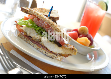 Babette’s is a restaurant in East Hampton NY Serving breakfast, lunch and dinner,  organic, local and seasonal Stock Photo