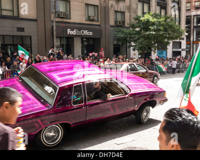 Mexican Day Parade on Madison Avenue, NYC Stock Photo