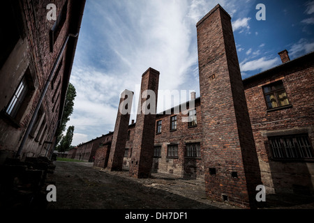Auschwitz concentration camp in Oswiecim, Poland. Stock Photo