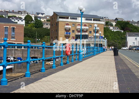 Quayside at Milford Haven, Pembrokeshire, Wales, UK. Stock Photo