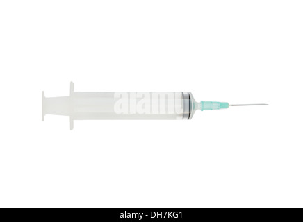 Single-use plastic syringe 5 ml with drug aspiration needle from glass ...