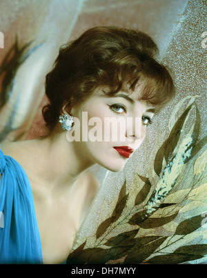 JOAN COLLINS  UK film actress about 1957 Stock Photo