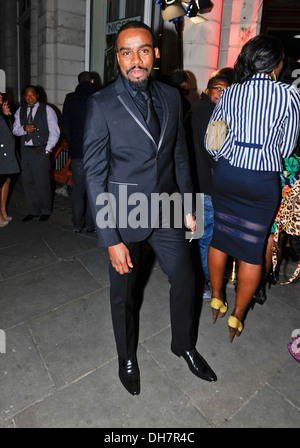 Chucky Venn Launch Party for OK! Magazine: Nigeria - Arrivals and Departures London England - 19.03.12 Stock Photo