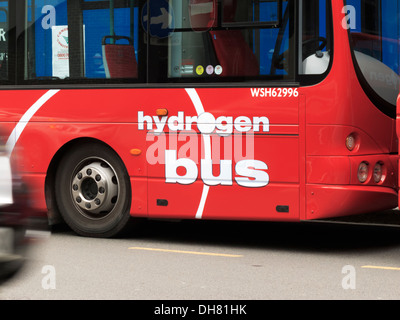 Hydrogen powered bus London England Stock Photo