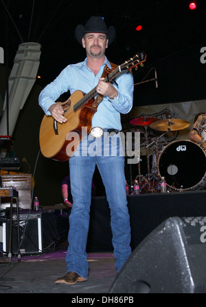 Craig Campbell 2012 ACM Weekend on Fremont Street Experience Saturday Concerts Las Vegas Nevada - 31.03.12 Stock Photo