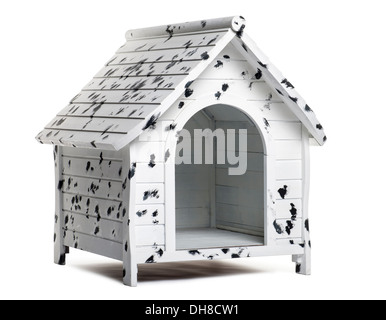 Dog kennel on white background Stock Photo