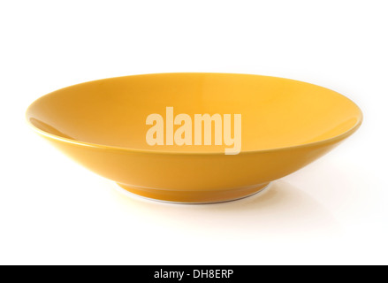 Empty plate on white Stock Photo