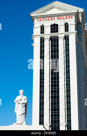 Nero's statue in Caesar's Palace in Las Vegas Stock Photo