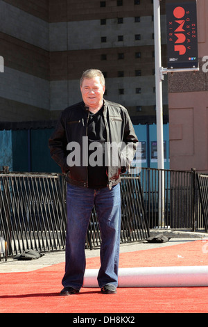William Shatner rolls out JUNO red carpet at Scotiabank Place in preparation for JUNO Awards on Sunday April 1 2012 Ottawa Stock Photo
