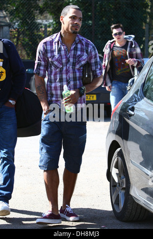 Michael Harvey Jr aka MC Harvey Celebrity Soccer Sunday - Celebrity All Stars XI v Dorking Wanderers Legends XI - held at Stock Photo