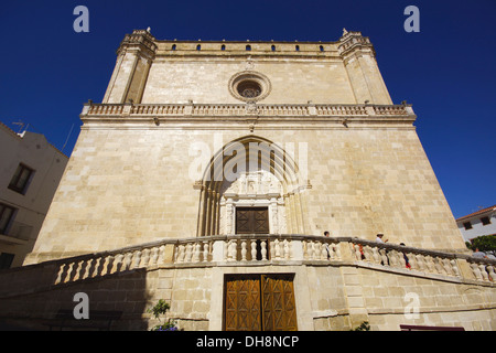 esglesia parroquial de santa eulalia, alaior, menorca, spain Stock Photo