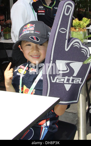 Atmosphere Malaysian mula One Grand Prix at Sepang Circuit - Qualifying Kuala Lumpur Malaysia - 24.03.12 Stock Photo