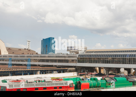 Kiev Central Railroad Station. Ukraine. Stock Photo