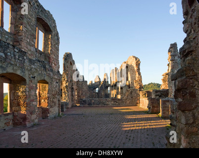 scenery inside the 'Hochburg Emmendingen' in Southern Germany at summer time Stock Photo