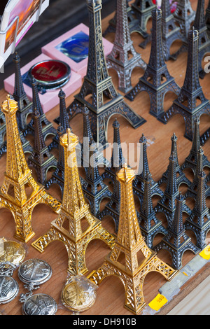 Sale of Souvenir in Paris, France Stock Photo